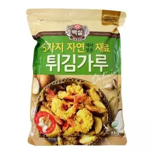 5가지 자연에서 얻은 재료 튀김가루 1kgX10개입