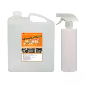 오일크린 4L + 사은품 공병 카페업소템 기름때세정제제거제 주방세제 대용량 찌든 용세정제 청소 부엌 묵은