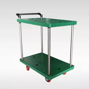 P대차 2단 중 업소용카트 구르마 운반수레 엘카 끌차손 핸드 운반 용구 리어 웨건