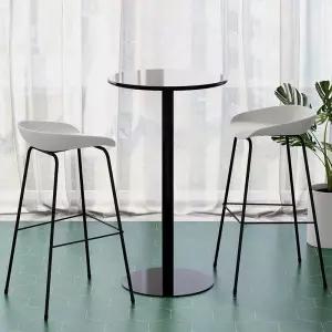 원형바 테이블 세트 원형 창가 홈바 브래킷 카페