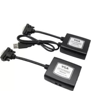 리피터 1대1 VGA 신호 공유기 리시버 리모트 150m송수신기 증폭기 HDMI 네트워크연결유닛 전송 영상전송