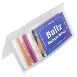 긴 지갑용 헤비 듀티 비닐 비서 삽입물 Bullz 세트 - 6페이지(2개 세트)