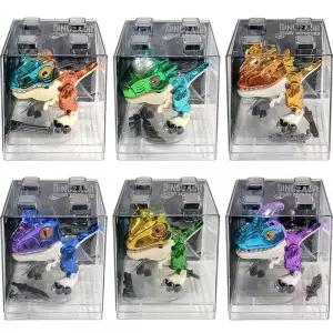 다이캐스팅 공룡 변신로봇 (랜덤발송) 티라노사우루스 벨로시랍토르 파키케팔로 딜로포 토로 파라롤로푸스