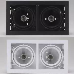 멀티2구 PAR30 매입형 파30 등기구등 다운라이트 매립등 램프 천정등 전시장등 카페등 사각등 스포트조명