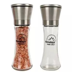 히말라야 핑크소금 후추 스테인리스 그라인더 180g