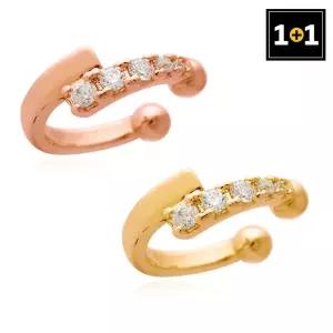 미니큐빅링 이어커프 귀찌 (한쪽판매) 1+1 JOo6+2mFy