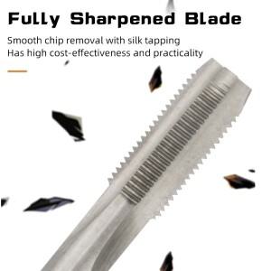Hss 기계 스트레이트 그루브 탭 1/5/10 개, M10x1/M12X1.5/M14x1/M16x1.5/M18x1.25/M20x1.5 HSS 가는 나사
