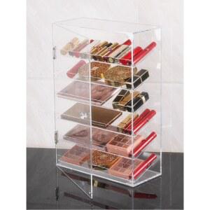 립스틱 파우더 쿠션 진열대 선반 20cm 보관함 3단 향수 길이 아이섀도우 투명