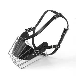 입마개 XL 강아지 대형견 스틸 짖음방지 펫가드 반려 애완 훈련용 대형 맹견 동물 실리콘 산책 안전 짖음