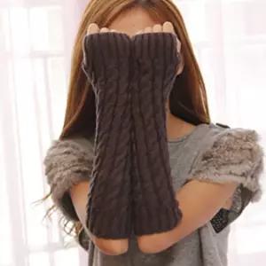 여자 야외 외출 사무실 작업 꽈배기 토시 핸드워머 iHJ6+8bev