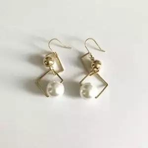 귀찌 볼진주포인트 귀걸이/귀찌