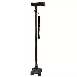 효도 네발 지팡이 4발 환자용 어르신 노인용 할머니 실버 걷기 보조기구 목발 할아버지