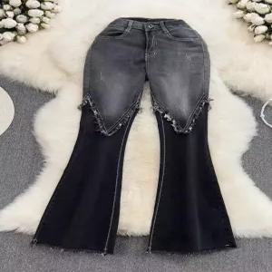 남성용 와이드핏 청바지 컬러 부츠컷 하이웨스트 슬림핏 스판바지 긴바지 원픽1