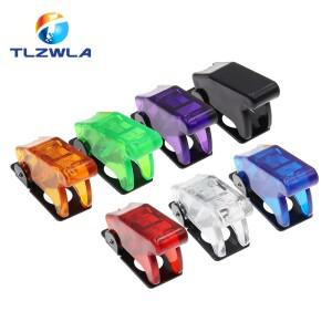 호환 자동 보트 트럭 조명 Led 토글 스위치 안전 항공기 플립 업 커버 가드 12V20A 투명