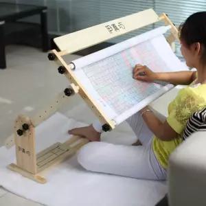 대형 프랑스 자수틀 스탠드 하는 좌식 앉아서