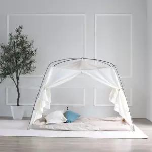 이지룸 프리미엄 난방텐트 외풍차단 보온 2-3인용비절약 보온용 거실 겨울 방한 여행용 실내 실외 2인용 더