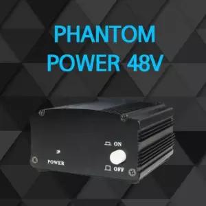 sh) 콘덴서 팬텀파워 48V 마이크 전원 증폭 공급