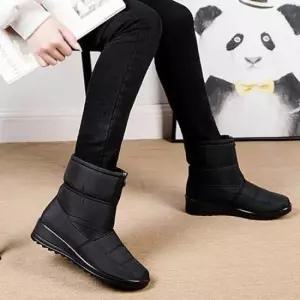 니트부츠 여성 털안감 집업 방수 스노우부츠 패딩부츠 겨울신발