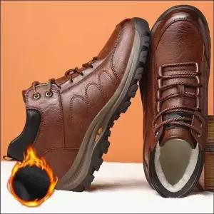 겨울 남자 방한 기모안감 아웃도어 등산화 신발 털부츠 cXe8+8fMw