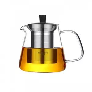 티포트 유리주전자 DH826 400ml 티팟 유리 숙우 유리컵 필터 다기 찻잔