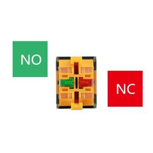 호환 푸시 버튼 스위치용 실버 접점  DIY 액세서리  LA39  1NO1NC  2NO  1 개