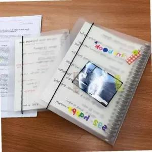 B5바인더 바인더 B5 모눈노트 반투명