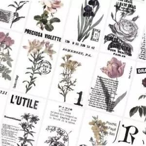 다이어리꾸미기 황산지 다꾸 노트 꽃 다이어리데코