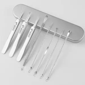 일사랑  스테인레스 8종 피지압출기 블랙헤드 핀셋 피지제거기