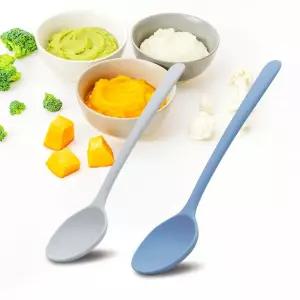 일사랑  이유식조리스푼 실리콘수저 숟가락 요리도구