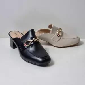 미셸by탠디 TC01 여성 블로퍼 5cm 미들힐 금장 장식 로퍼  123012SB2