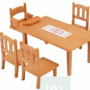 실바니안 패밀리 온가족 식탁세트 인형 피규어 장난감어 미니어 규어 어처 캐릭터어 안집 토끼 여아선물