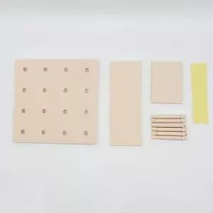 [생활] 수납용품 장식 벽면 공간 살색 타공판 보드 조정판 활용