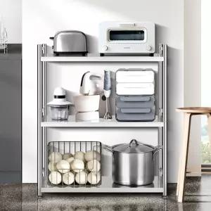 올스텐선반 750 3단 진열대 고릴라랙 창고정리 조립식주방 수납 업소용 정리대 주방대 작업대 다이 주방장