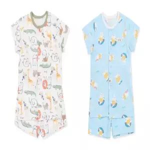 [롯데백화점]오가닉맘 라이옹+이탈로반소내의2종세트 MJMP2B08-SET