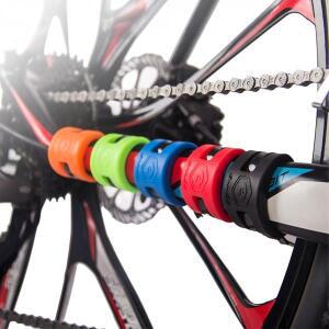 4PCS 자전거 프레임 가드 후면 프론트 포크 충돌 고무 보호 Chainstay Mountain Road 스티커 기어 장비