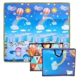 휴대용 마대 국산 접이식 칼라돗자리 캠핑 180x200지퍼가방 돗자리