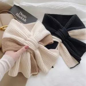 [셀러에이드]겨울 머플러 여자 남자 커플 니트 면 목도리