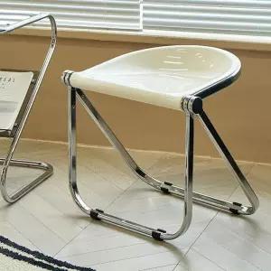 레트로 감성 아크릴 빈티지 인테리어 스툴