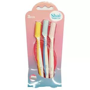 목 얼굴 잔털을 깔끔하게 면도 눈썹기 일자형 3입칼 미용 정리 다듬기 정리기 제모 수정 용품