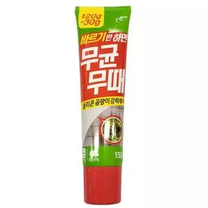 솔질없이 바르고 씻는 욕실 실리콘 곰팡이제거제 150g이크리너 세제 이제 이제거 화장실이 타일이 벽지이