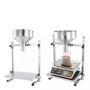 스텐 깔때기 소분기 깔대기 스테인레스 높은형 받침대 거치대