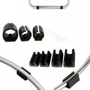 U자형 미끄럼 방지 플라스틱 바닥 글라이드, 의자 다리 캡 발 패드 커버, 10 개