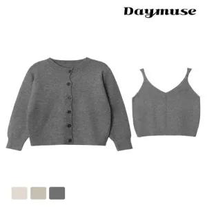 [모어오브](N) 니콜 니트 SET 나시 가디건 세트