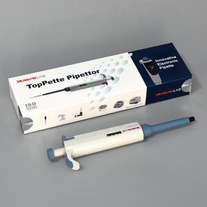DLab 단일 채널 볼륨 조절 기계식 피펫, 드래곤 랩 팁 포함, 200-1000ul