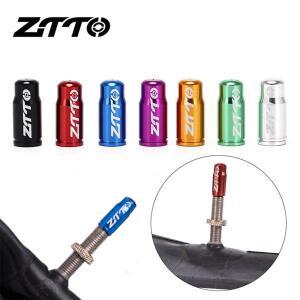 4개/대 7 색 자전거 Presta 밸브 캡 MTB 다채로운 알루미늄 합금 먼지 커버 휠 타이어 사이클링 부품