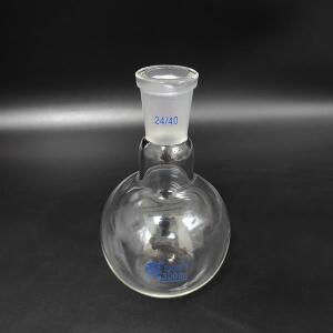 FAPE 단일 표준 입구 평저 플라스크, 용량 50mL-250mL-500mL-10000mL 및 조인트 24/40, 목 원형