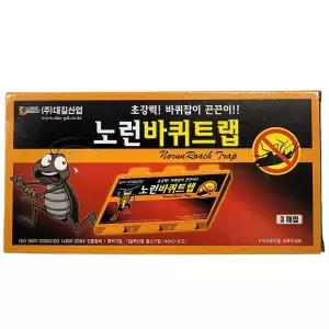 유인효과 뛰어난 초강력 끈끈이 바퀴벌레용 3매 5개 컴뱃 잡이 벌레약 퇴치 잡는 살충제 제거제