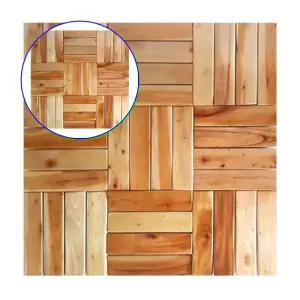 쌍문상회 셀프마루시공 마호가니 조립식 바닥재 12개입 인테리어