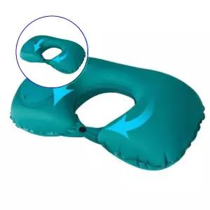 쌍문상회 편안한 기능성 목베개 여행용 기내용 비행기 휴대용