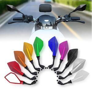 유니버설 M10 오토바이 백미러 교체 부품, 스쿠터 전기 자전거 후진 보조 미러, 수정 액세서리